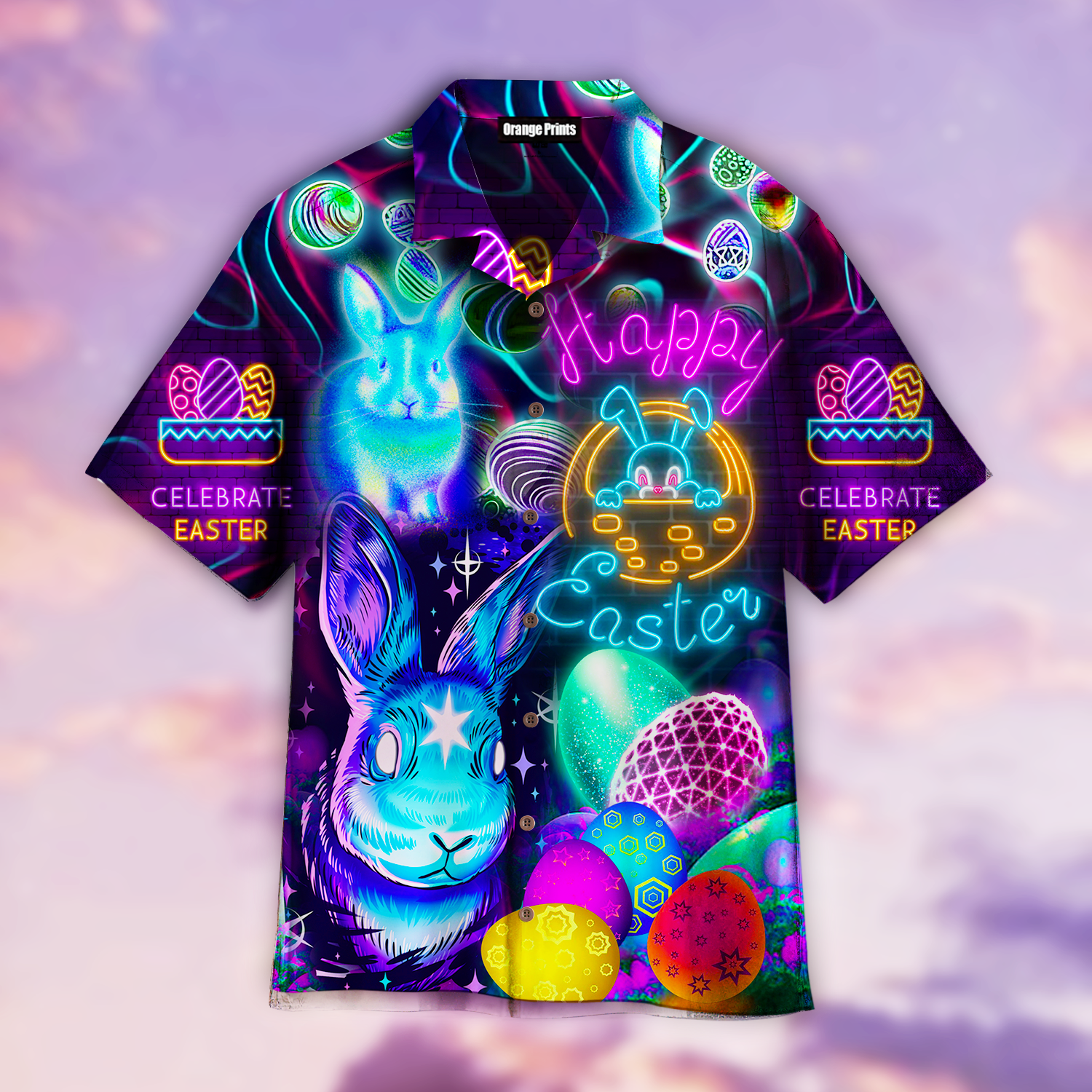 Have An Egg Easter Glowing Neon Hawaii Shirt For Men Women Ha72388