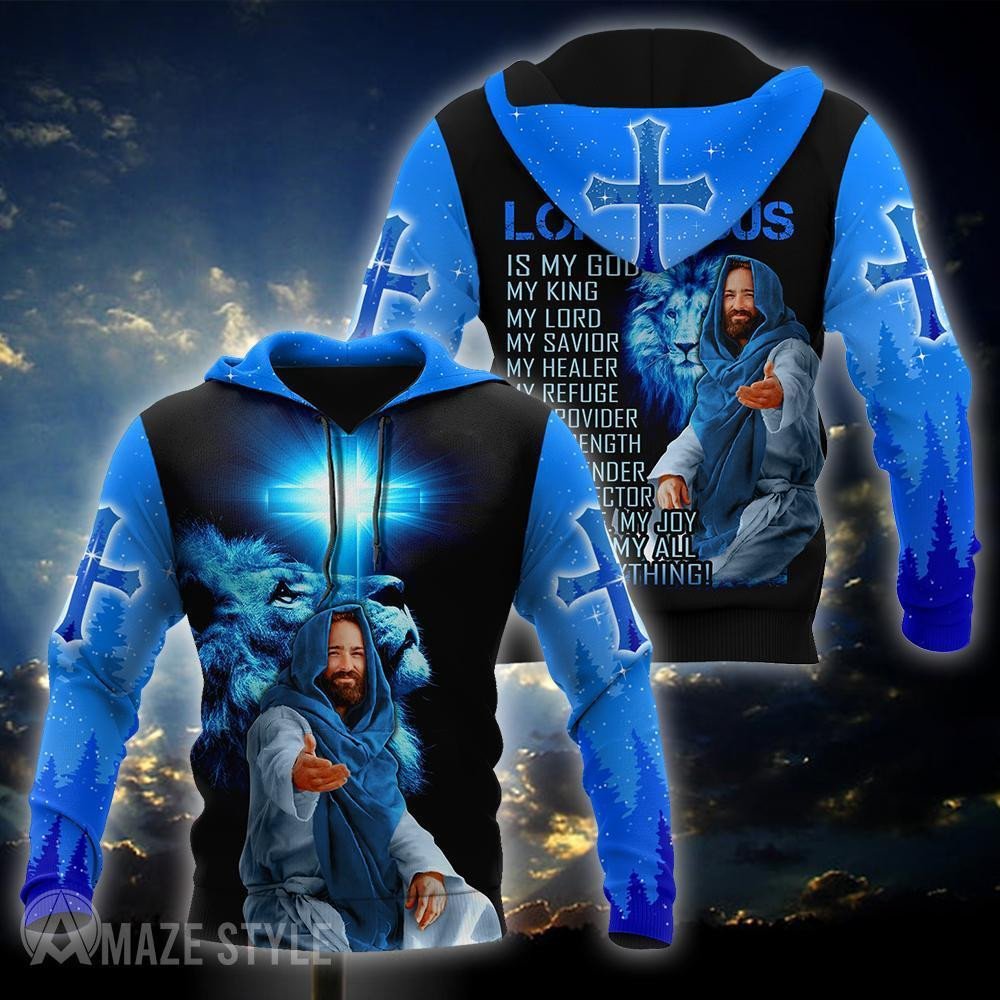 The Lion Of Judah Jesus Reaching Out His Hand – Jesus Christian All Over Shirts 0921