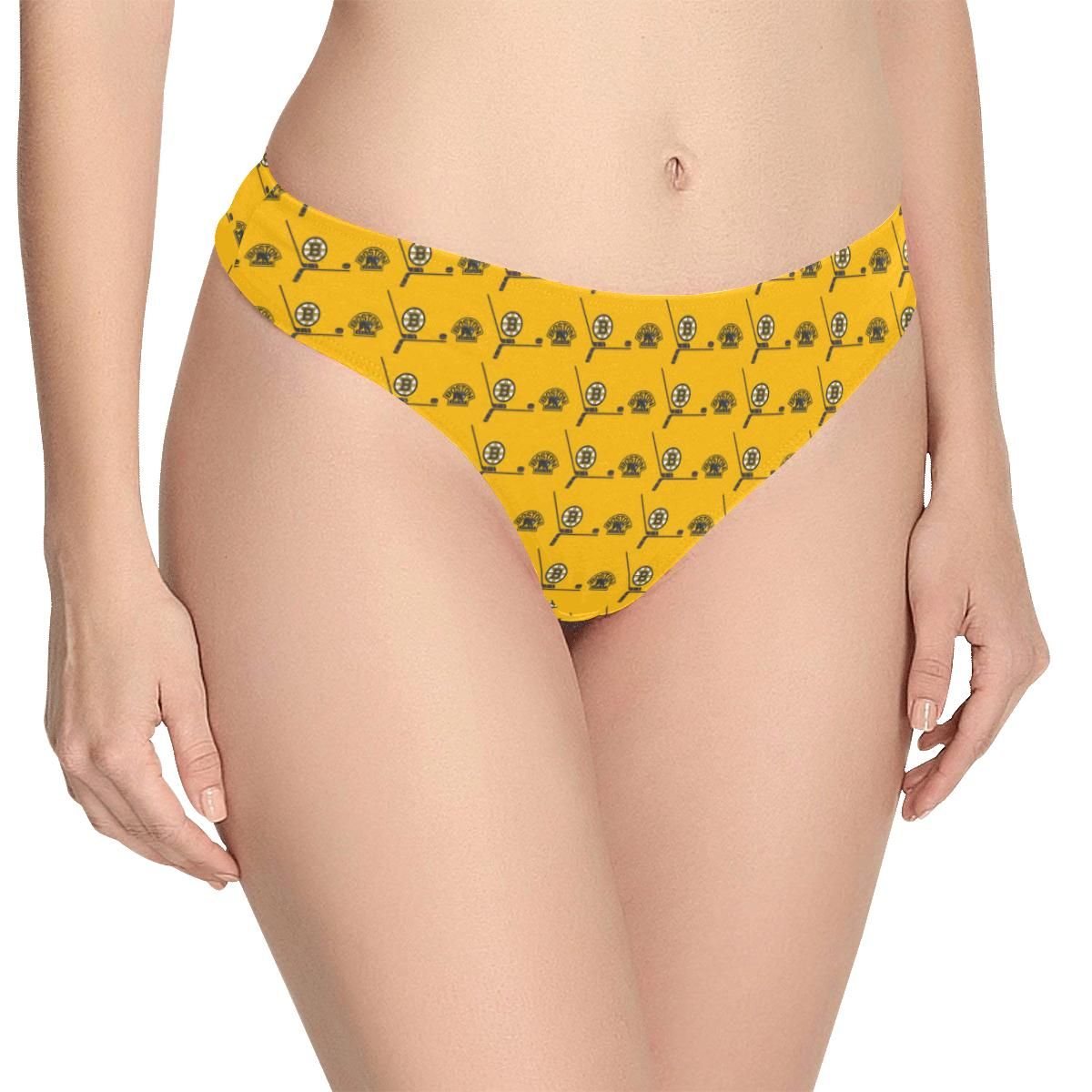 Boston Bruins Women’s Classic Thong Women’s All Over Print Thongs