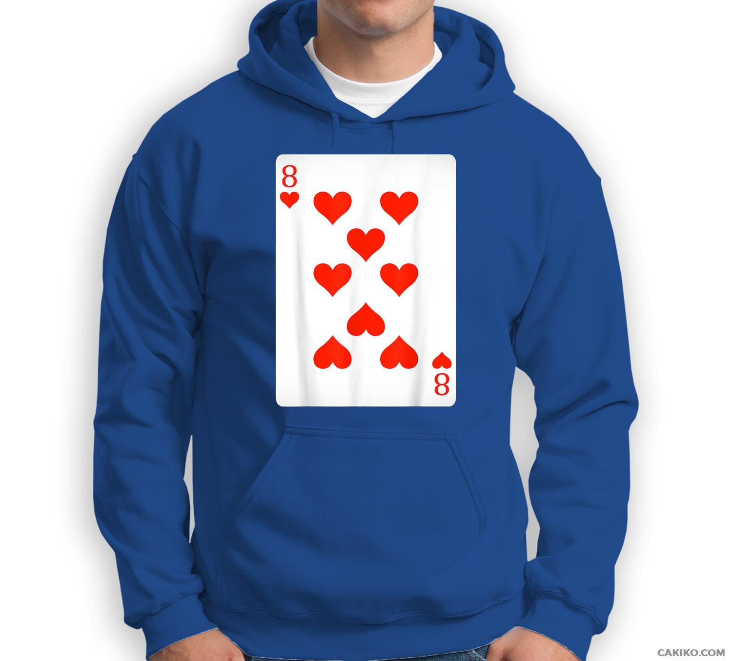 8 Eight Of Hearts Playing Cards Easy Halloween Costume Sweatshirt & Hoodie