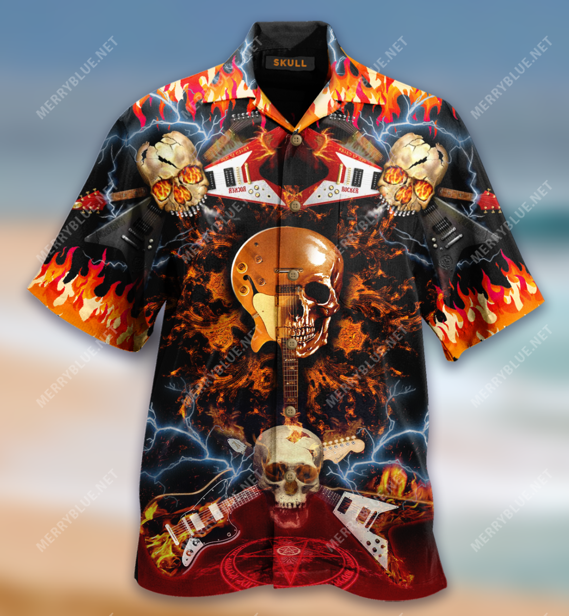 Skull Rock N Roll Hawaii Shirt Ha88770