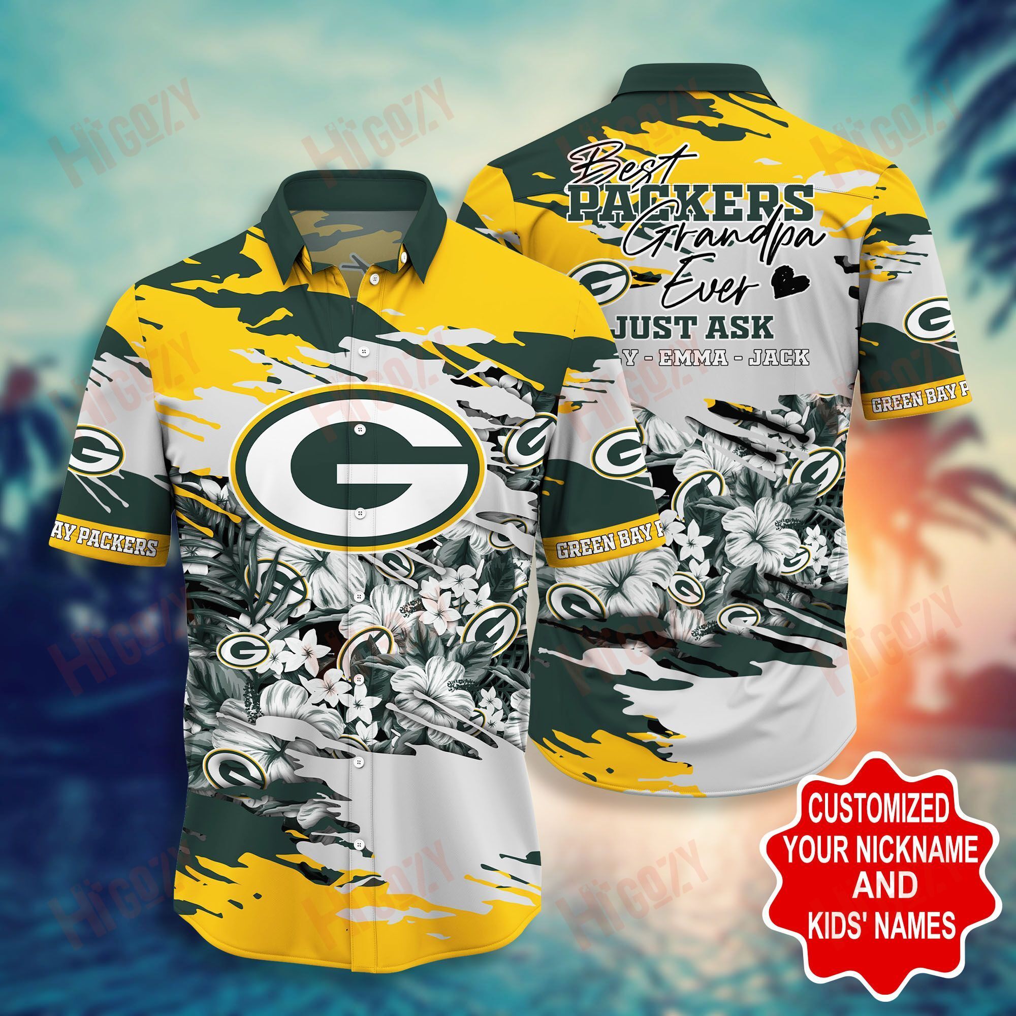 Green Bay Packers Hawaiian Shirt Short Style Hot Trending Summer Ha72637