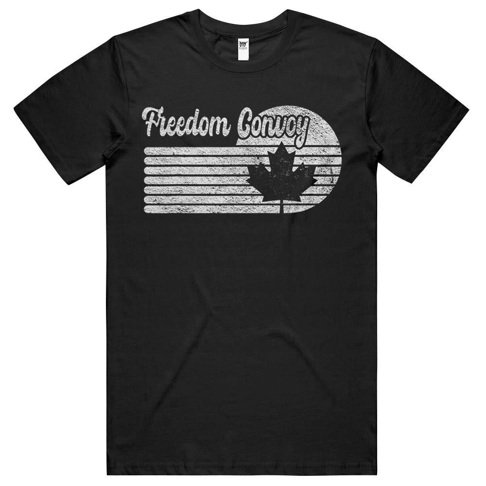 Freedom Convoy 2022 Canadian Maple Leaf Flag Retro Vintage T Shirts