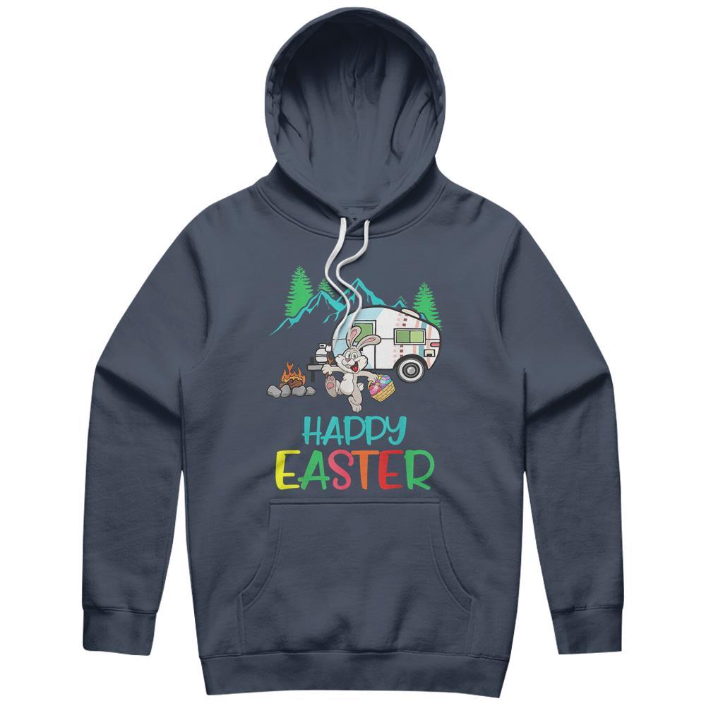 Camping Shirt Happy Easter Day Bunny Eggs Gift Hoodie