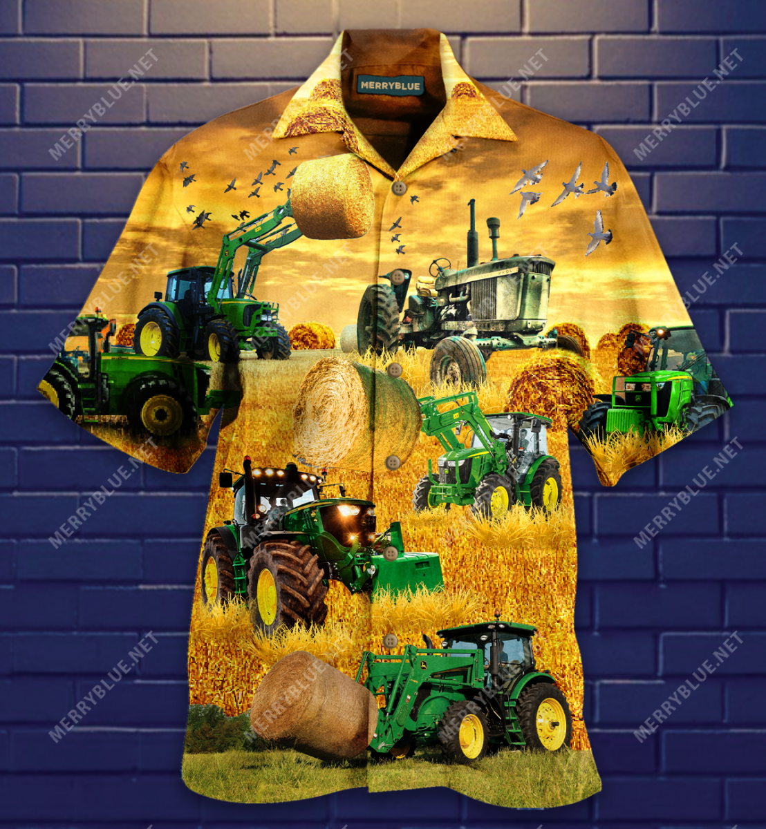 Life Is Better On The Farm Tractor Unisex Hawaii Shirt Ha75142