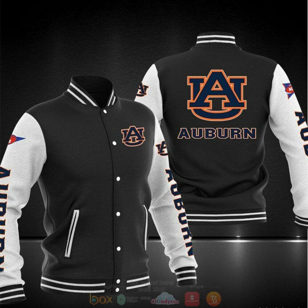 Auburn Tigers Black Baseball Jacket