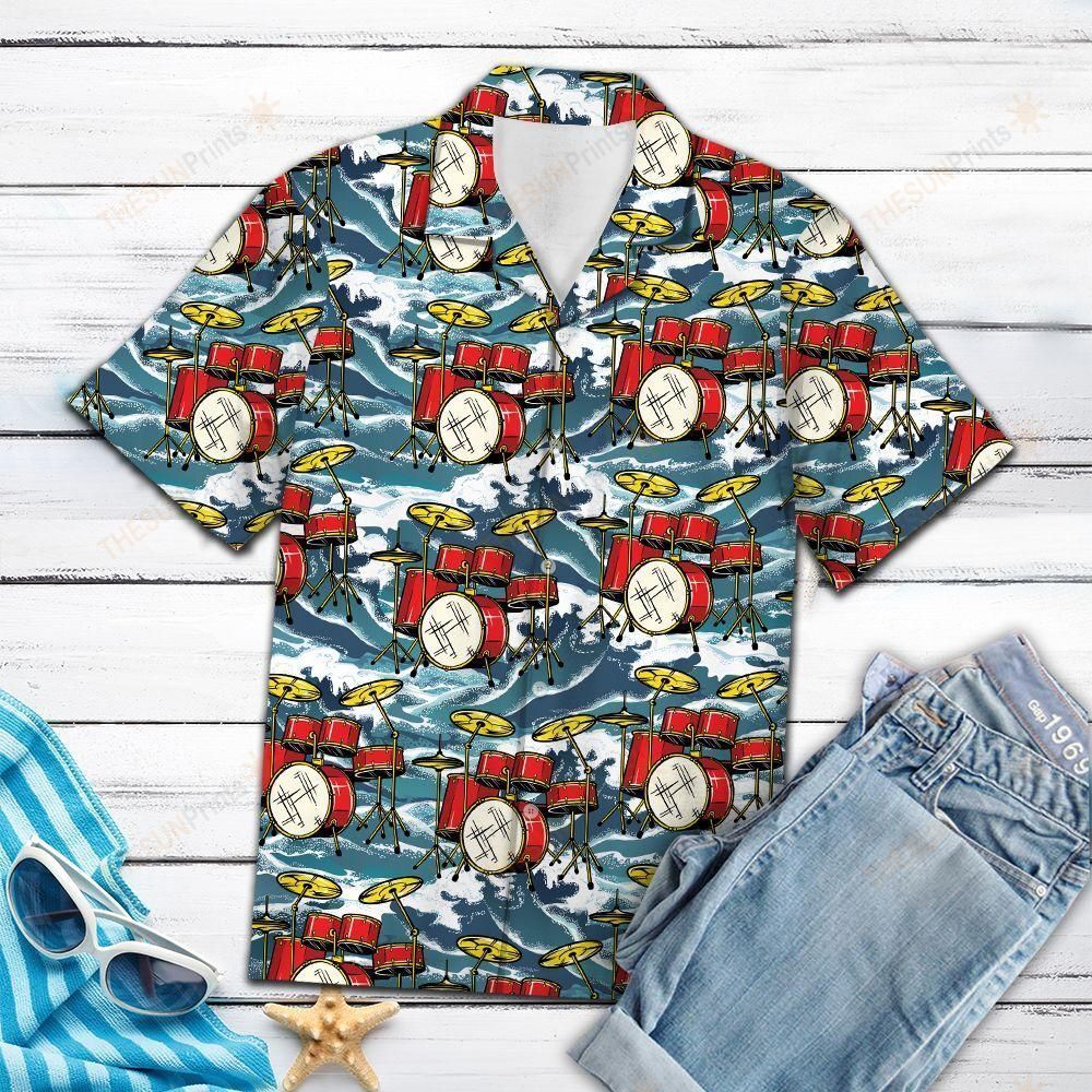 Drums For Summer Hawaiian Shirt Ha9356