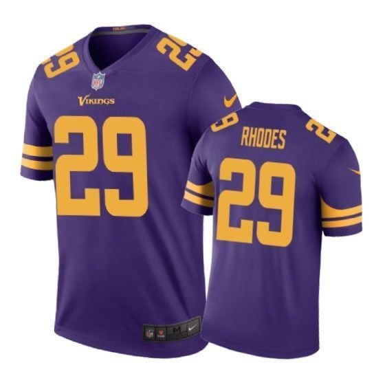 Minnesota Vikings 29 Xavier Rhodes Color Rush Purple 3D Jersey