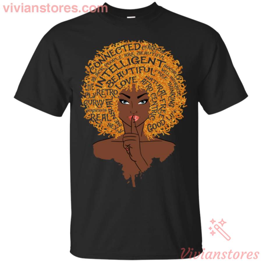 Afro Queen Goddess World Art Black Queen T-Shirt