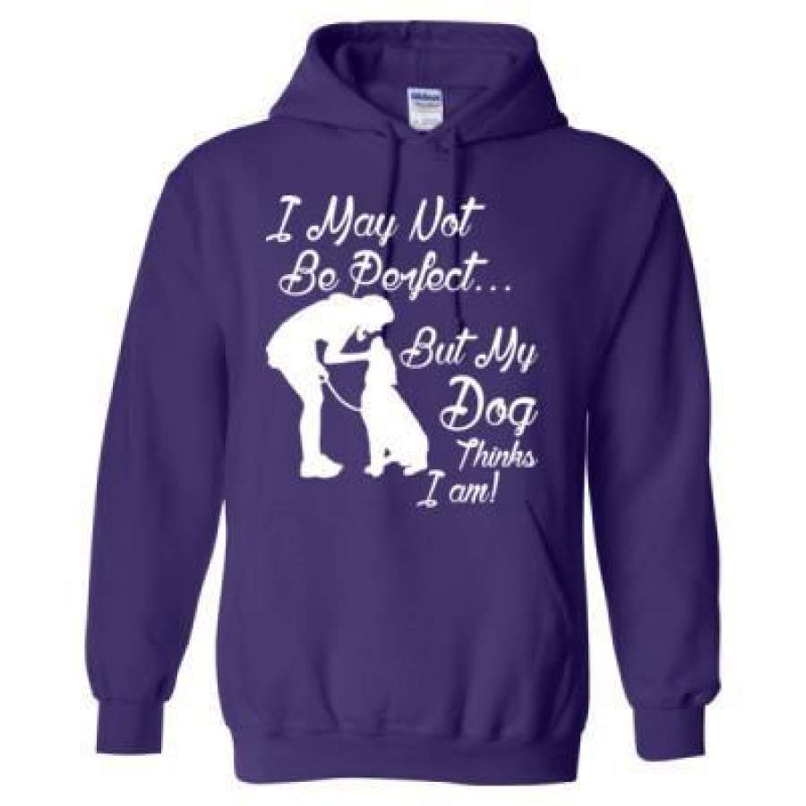 AGR I May Not Be Perfect But My Dog Thinks I Am – Heavy Blend™ Hooded Sweatshirt