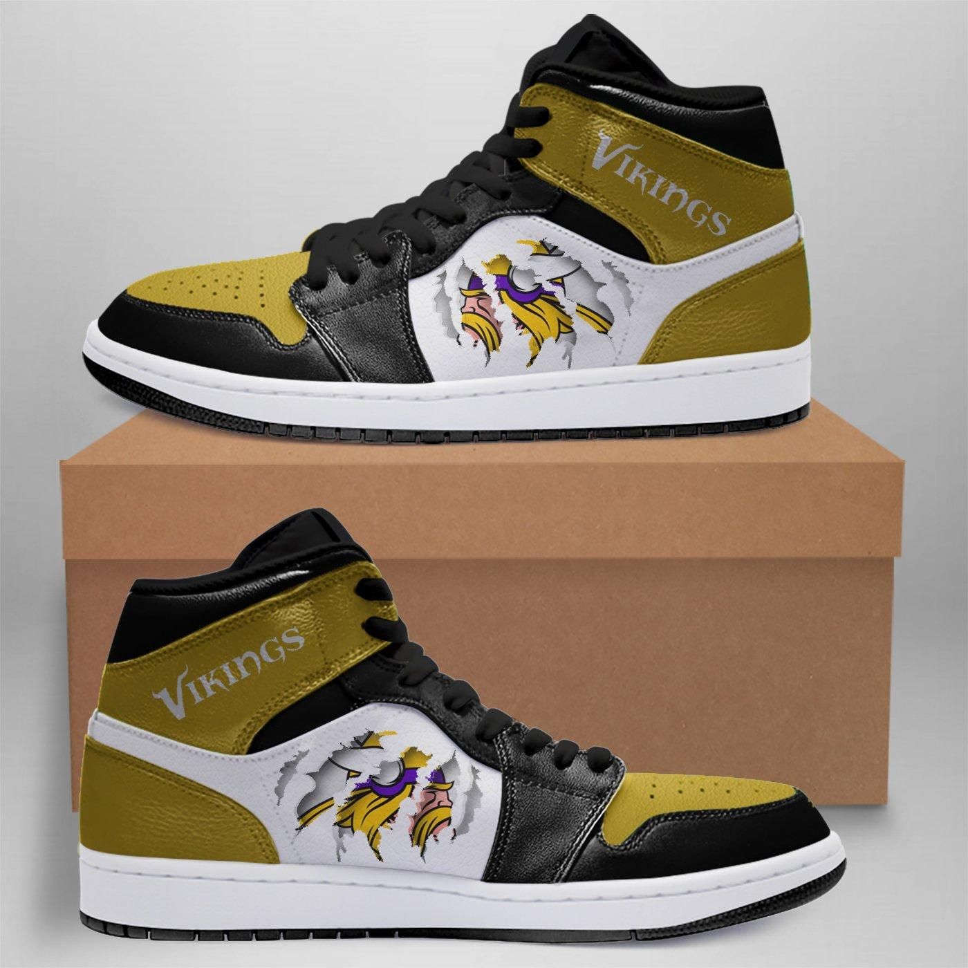 Minnesota Vikings Jd Air Shoes Sport 2020 Sneakers All Sizes Air Jordan High Sneakers Sport Sneakers