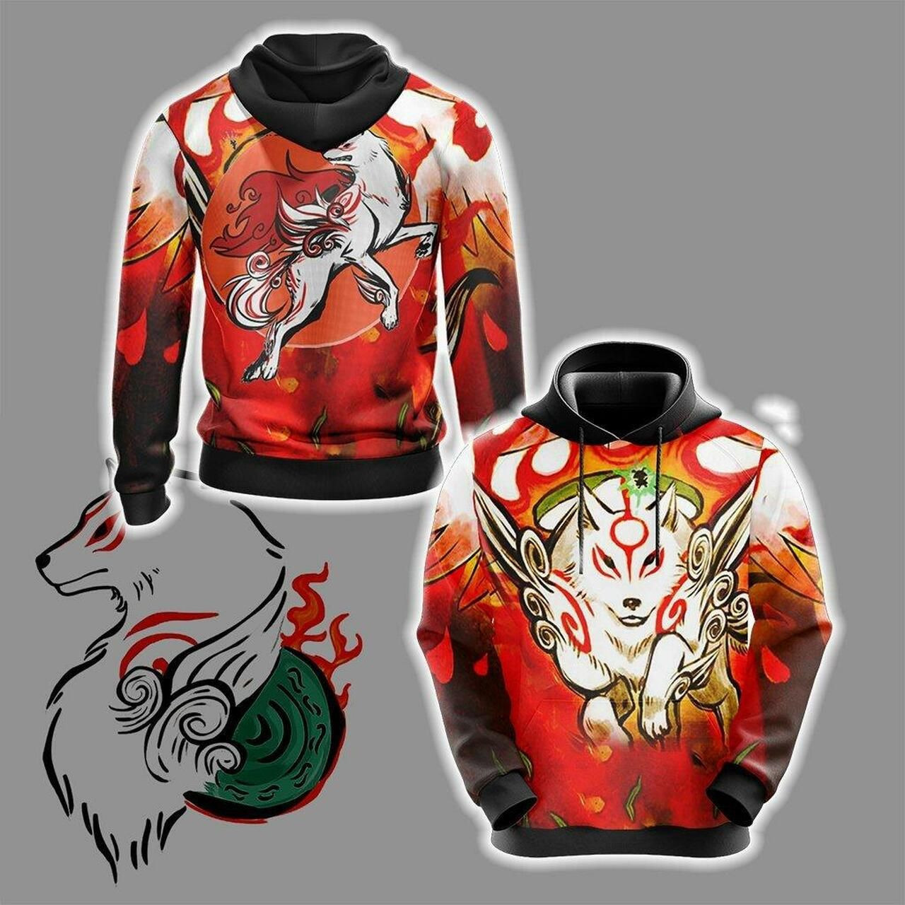 Okami Unisex Hoodie & Zip Hoodie