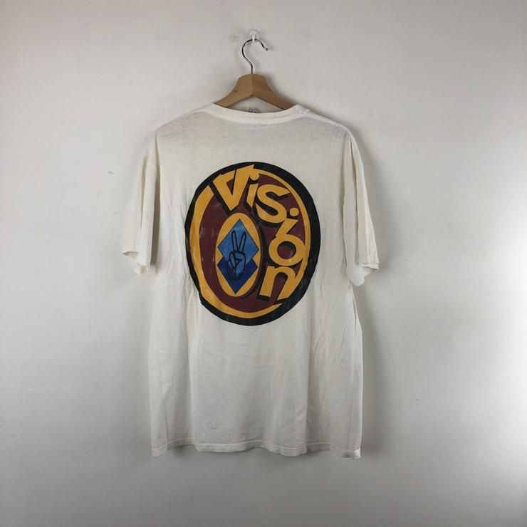 Vintage Vision Street Wear Skate Skateboarding Powell Zorlac Shirt