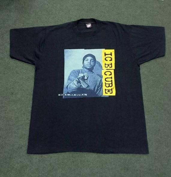 Rare Vintage Ice Cube Kill At Will Promo Shirt Size Shirt