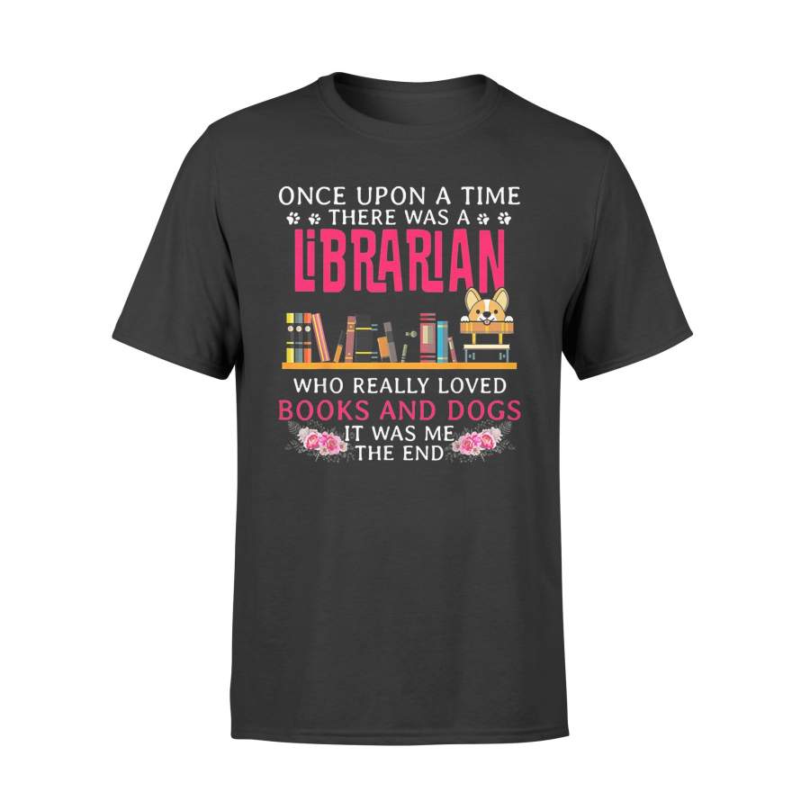 Book Shirt There Was A Librarian Who Loved Books T-Shirt – Standard T-shirt