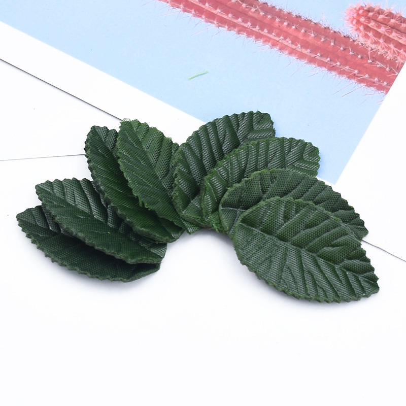 100 Pieces Leaves Wedding Artificial Flowers Christmas Decorations for Home New Year Candy Box Christmas Gifts Household Product alx