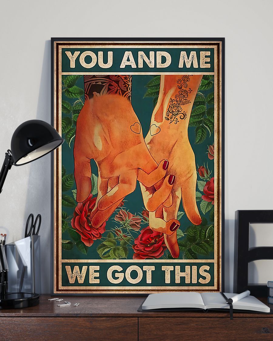 Tattoo You And Me We Got This Vertical Canvas And Poster | Wall Decor Visual Art