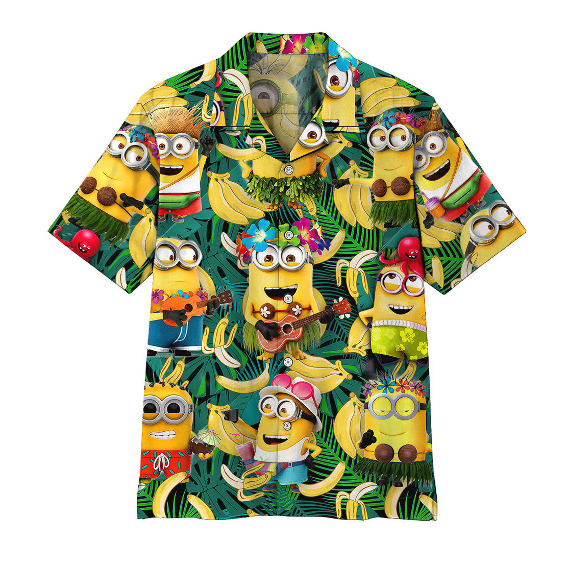 Gearhumans Minions Hawaiian Shirt Ha78666