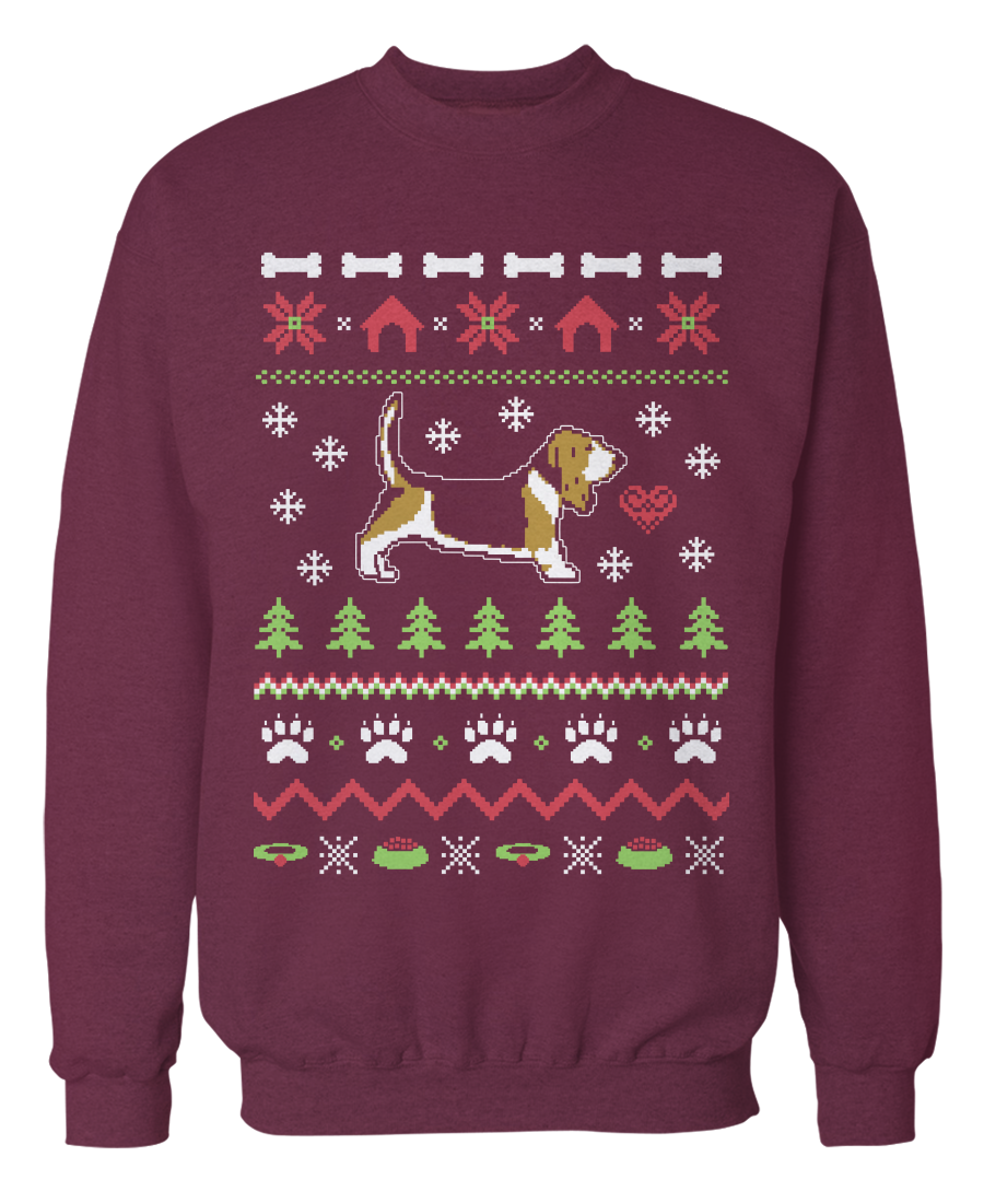 Basset Hound Ugly Christmas Sweater – Holidays