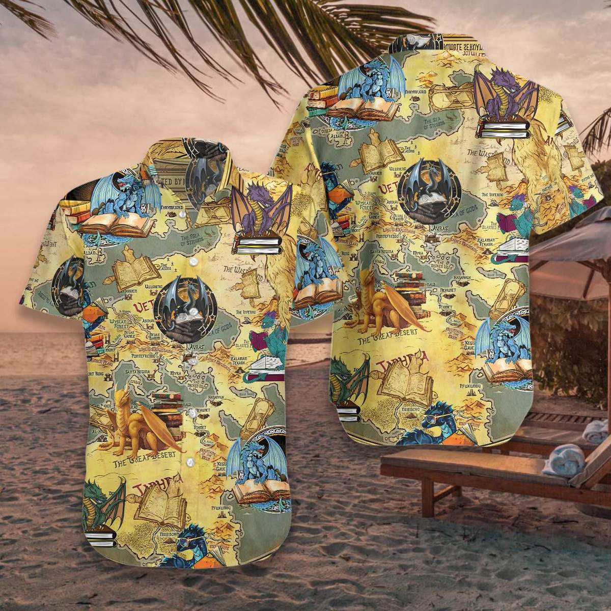 Books Dragon Hawaii Shirt Unisex Adult Ha6093