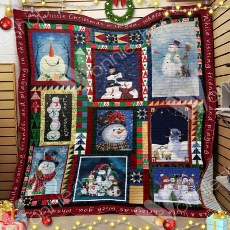 Snowman Christmas Blanket OCT1002 82O33