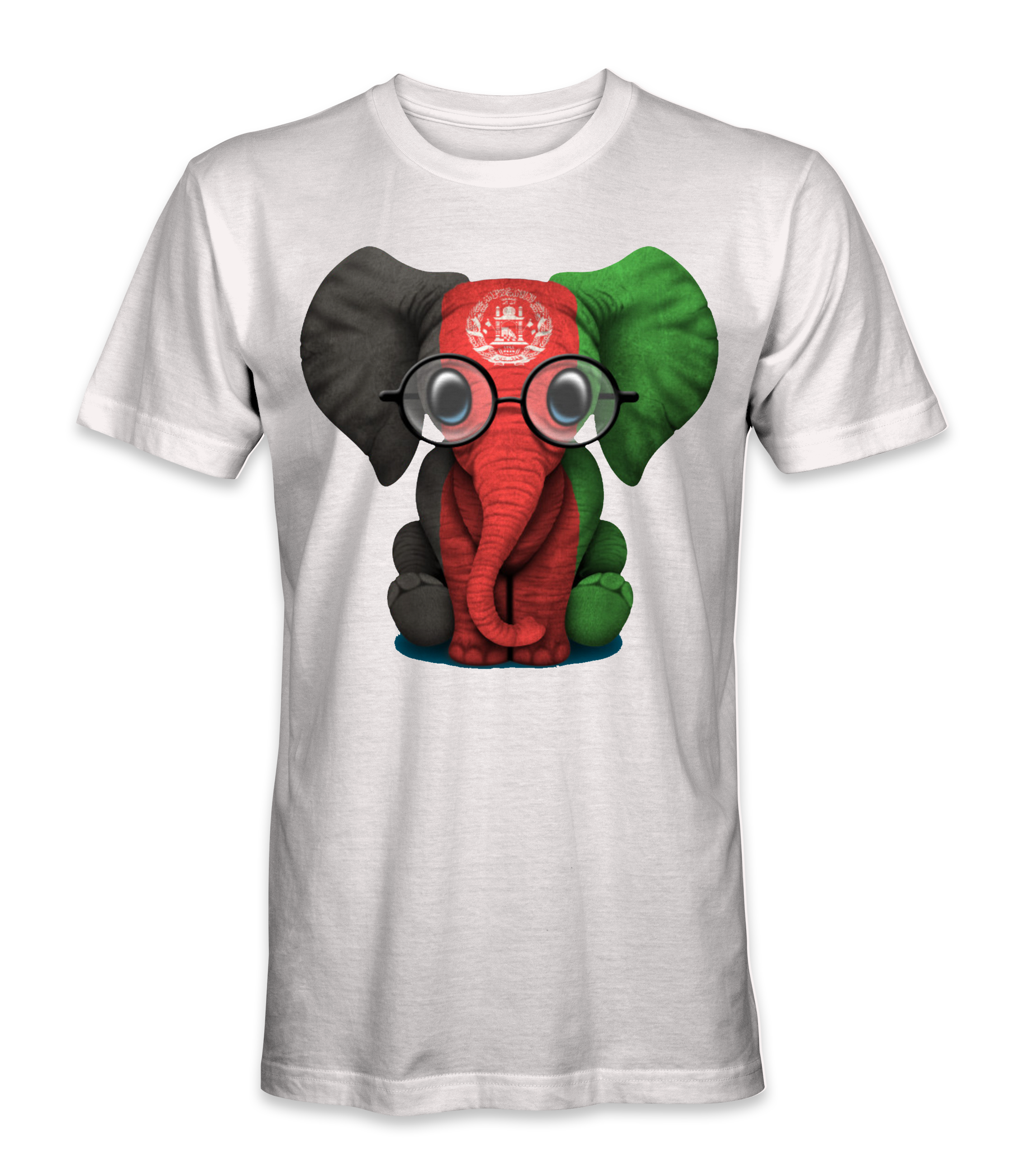 Afghanistan Flag On An Elephant T-Shirt