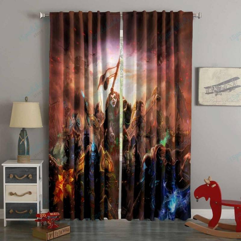 3D Printed World of Warcraft Style Custom Living Room Curtains