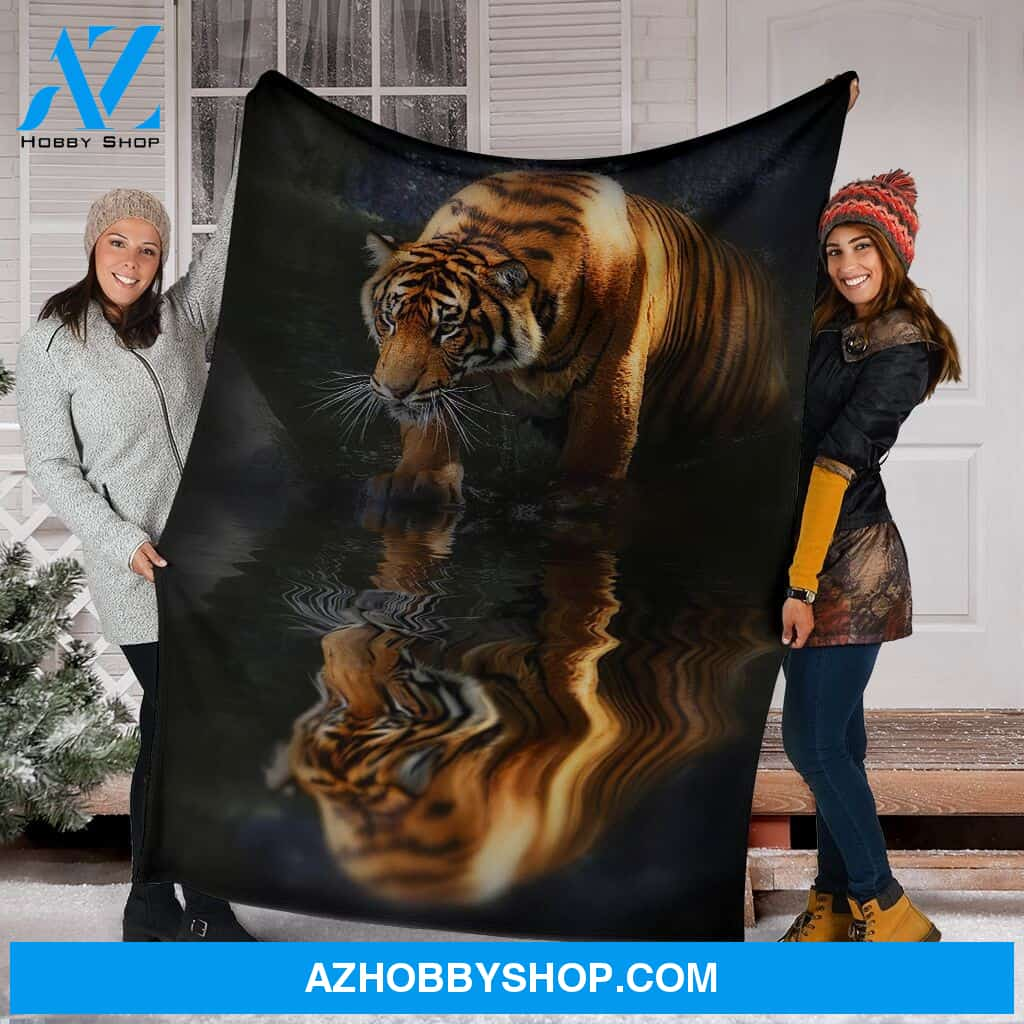 Cool Tiger Fleece Blanket