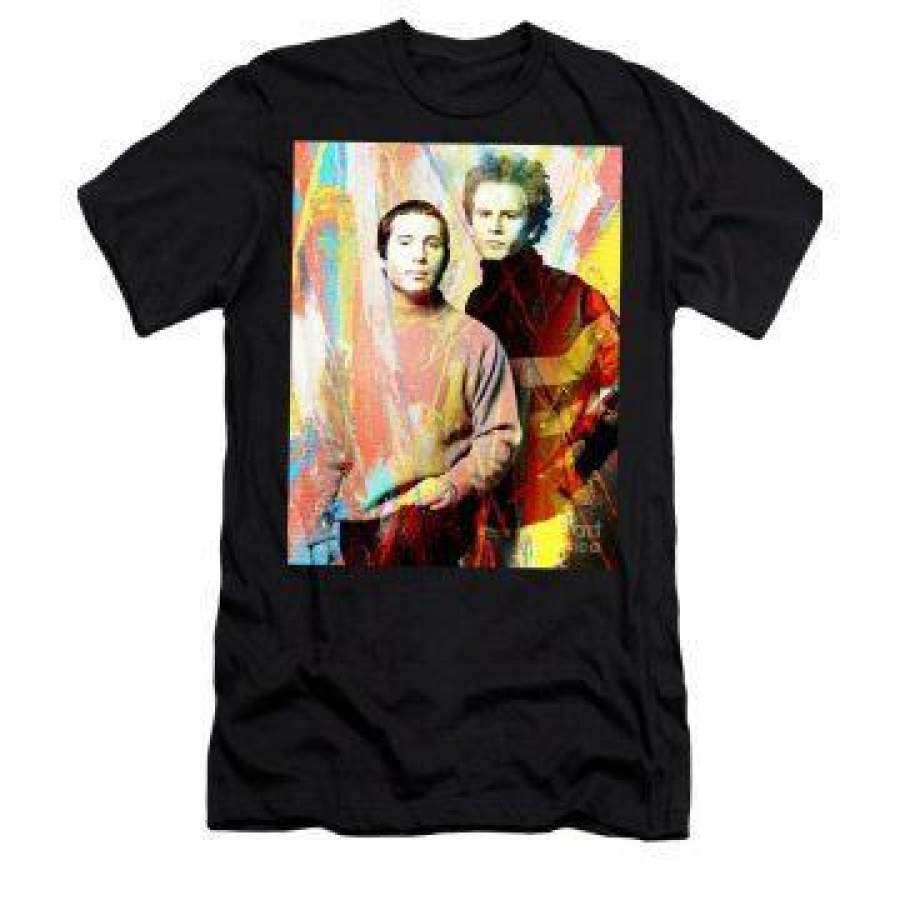 Simon and Garfunkel Color Art Poster T-shirt