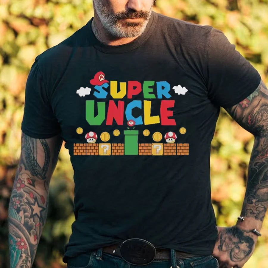 Super Uncle Shirt, Funny Uncle Tshirt, Father’S Day Shirt, Gamer Uncle Shirt, Father Gift Tee, Fathers Day Gift Funny Uncle Shirt, Uncle Tee