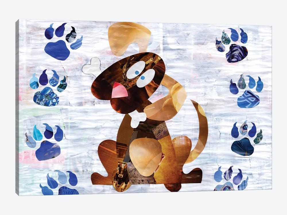 Puppy Canvas Poster 8″x12″ 12×18″ 18″x26″ 24″x36″ 30″x45″