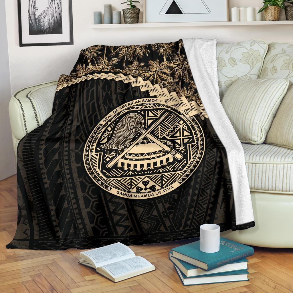 American Samoa Premium Blanket Coconut Golden A02