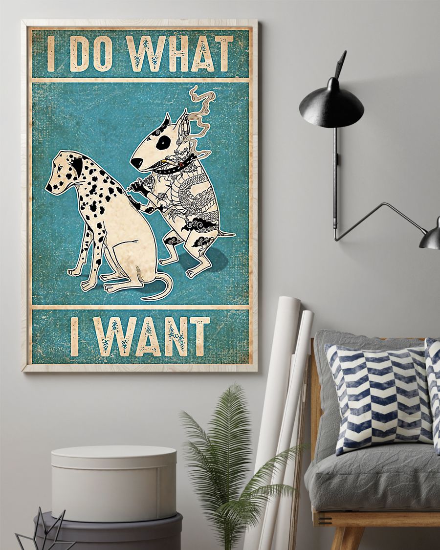 Tattoo I Do What I Want Vertical Canvas And Poster | Wall Decor Visual Art