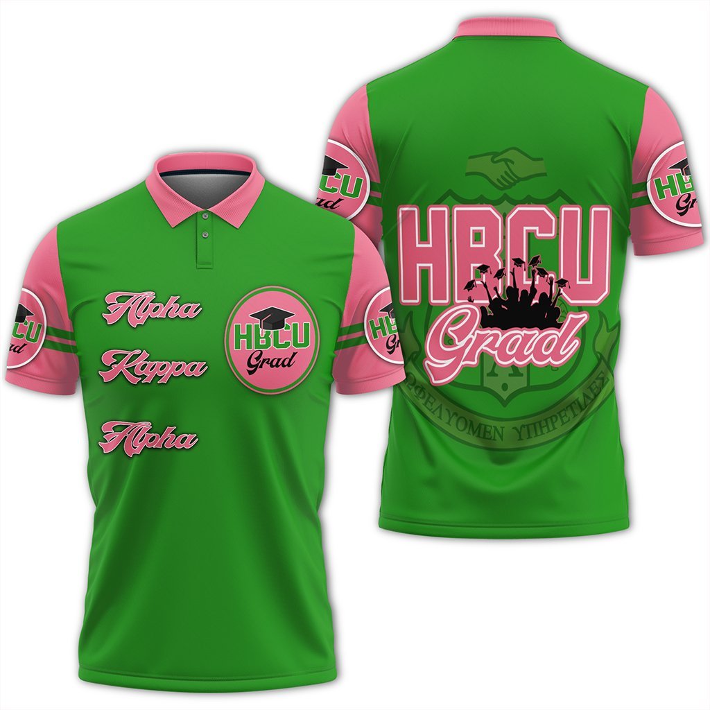 Masonstars Polo – Alpha Kappa Alpha HBCU Grad Polo Shirt J09