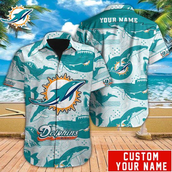 Miami Dolphins Hawaiian Shirt