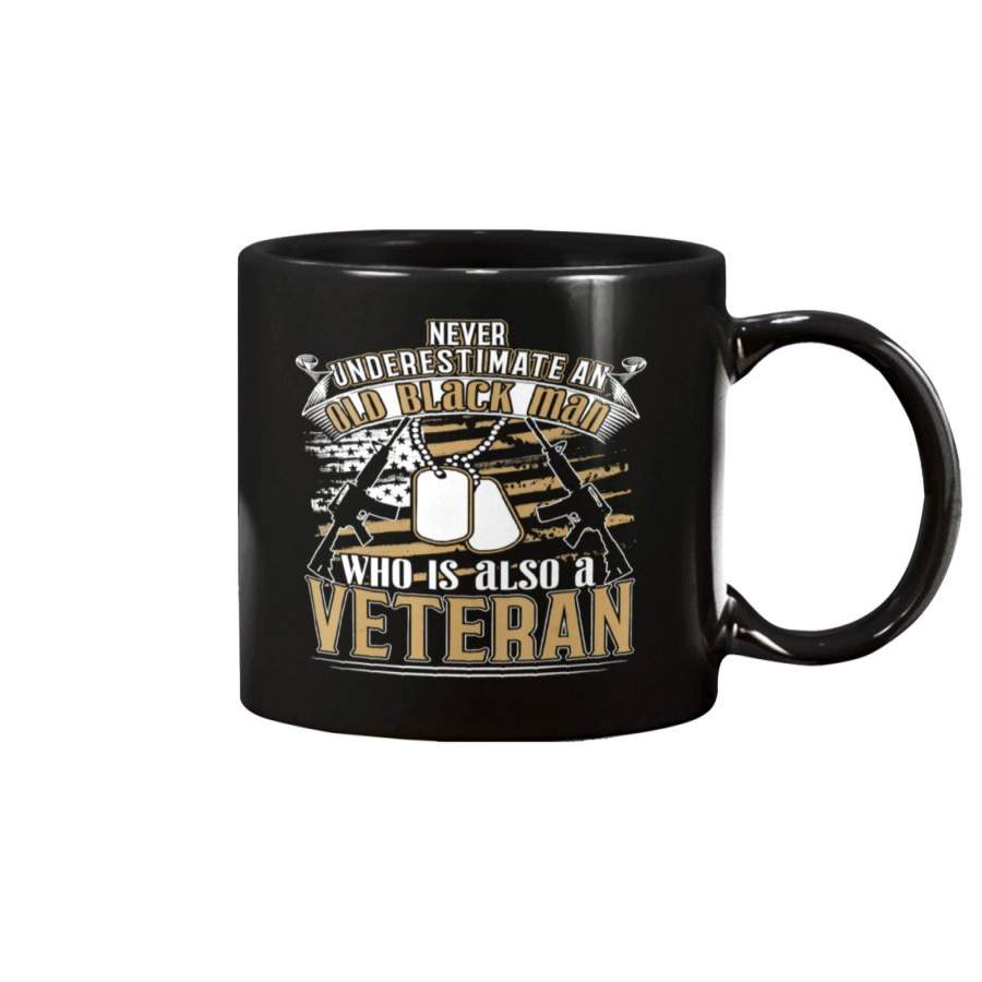 African American Military Veteran Black History Mug