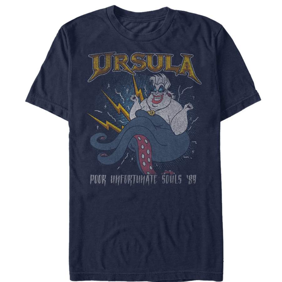 The Little Mermaid Men’s Ursula Rocker  T Shirt