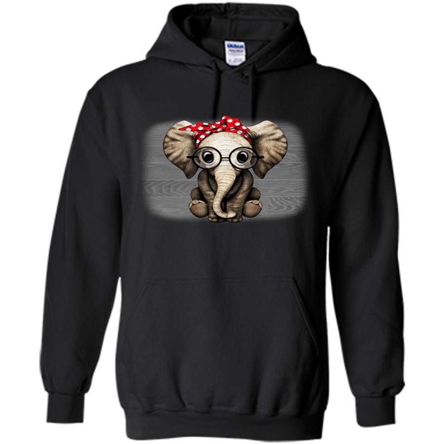 Farmer Happy Elephant, Christmas Gift, Xmas – Gildan Heavy Blend Hoodie