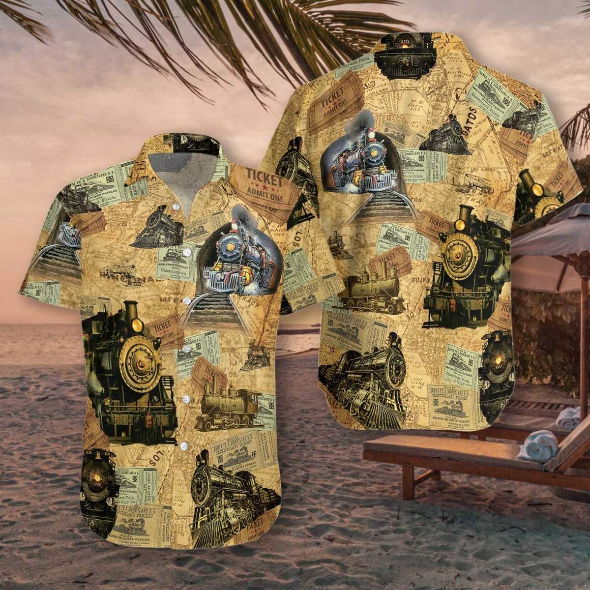 Train Hawaii Shirt Ha86