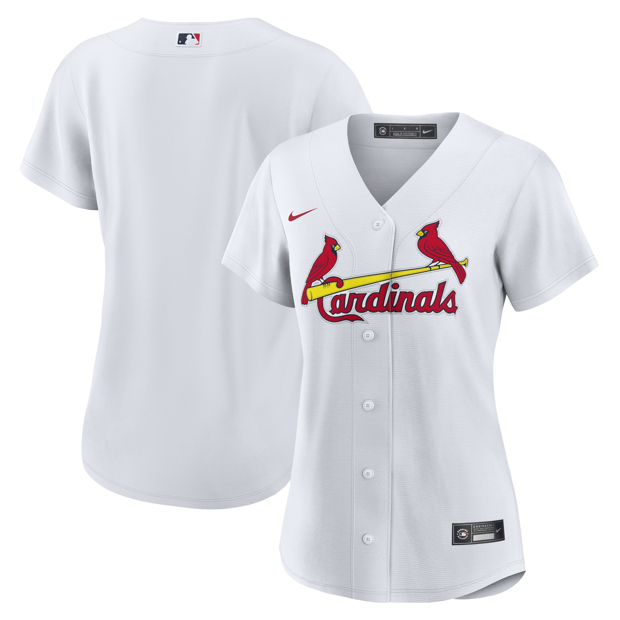 Women’s St. Louis Cardinals White Home Team Jersey