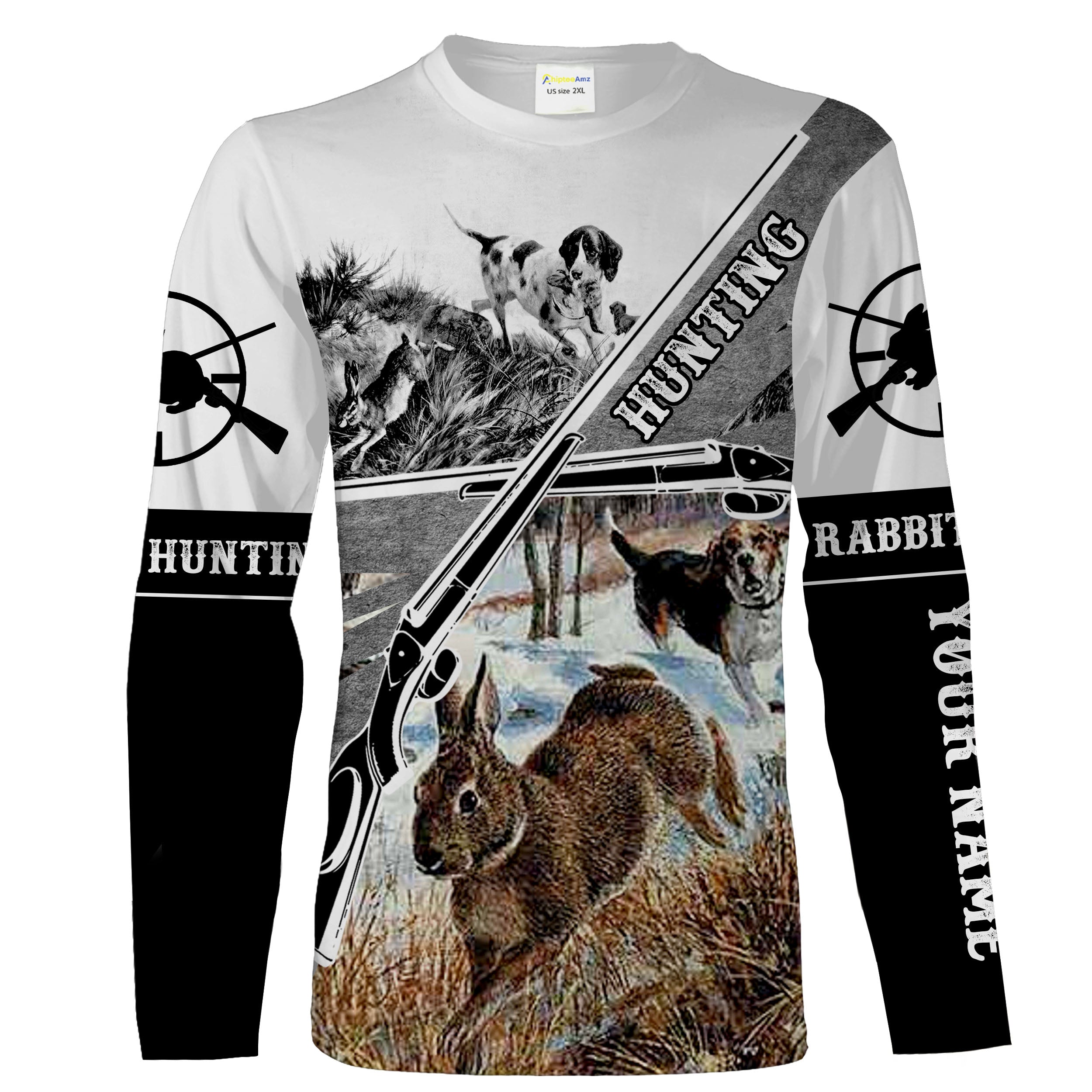 Rabbit Hunting With Beagle Custom Name Shirts For Rabbit Hunter – Personalized Hunting Gifts Fsd2279