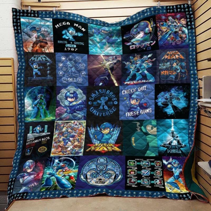 Tlmus Mega Man Quilt Blanket