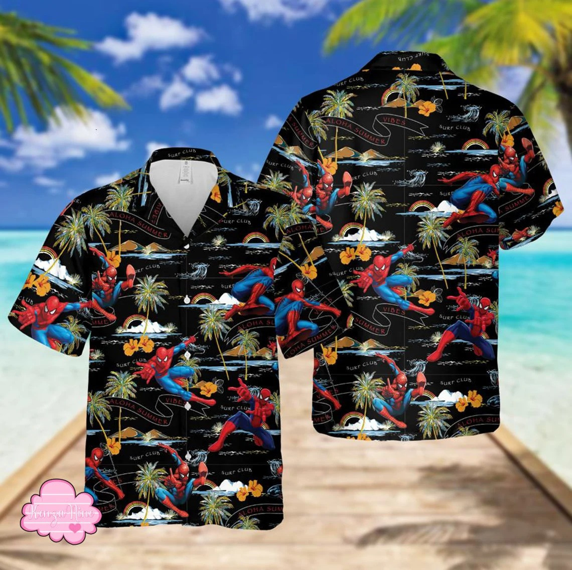 Tropical Spider Man Hawaii Shirt 029 Ha62677