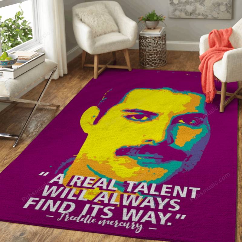 Freddie Mercury Pop Art – Music Pop Art Area Rug Carpet