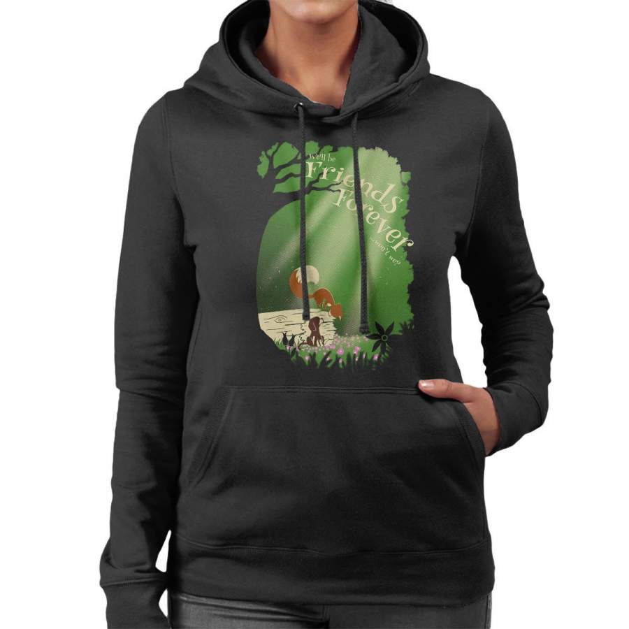 Fox and Hound Friends Forever Women’s Hooded Sweatshirt