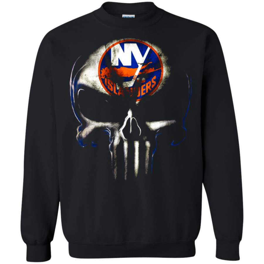 AGR New York Islanders The Punisher Mashup Ice Hockey Sweatshirt