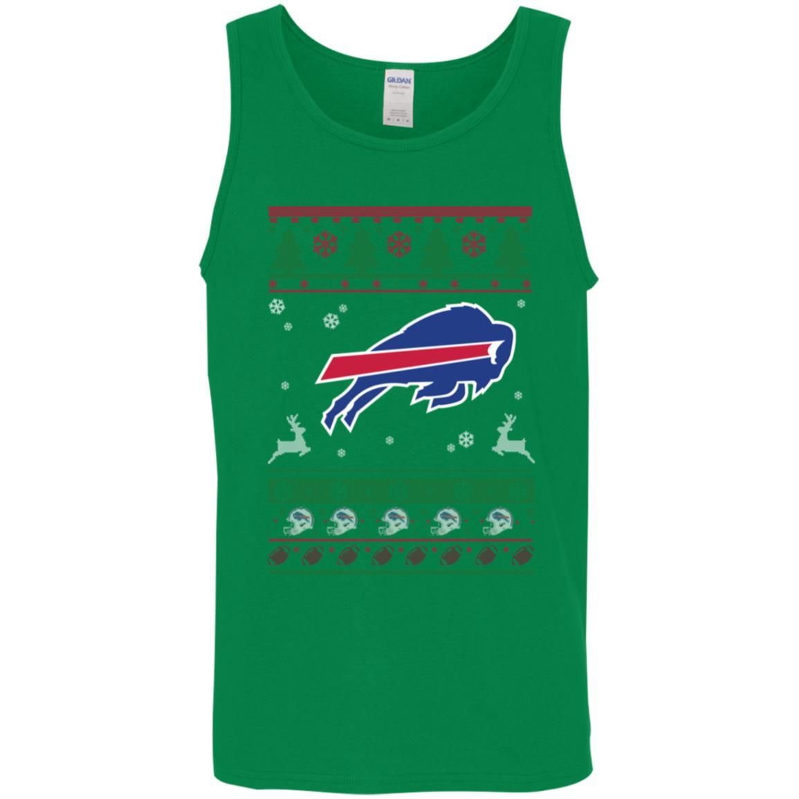 Buffalo Bills Logo Football Teams Ugly Christmas Sweater Men Tank Top