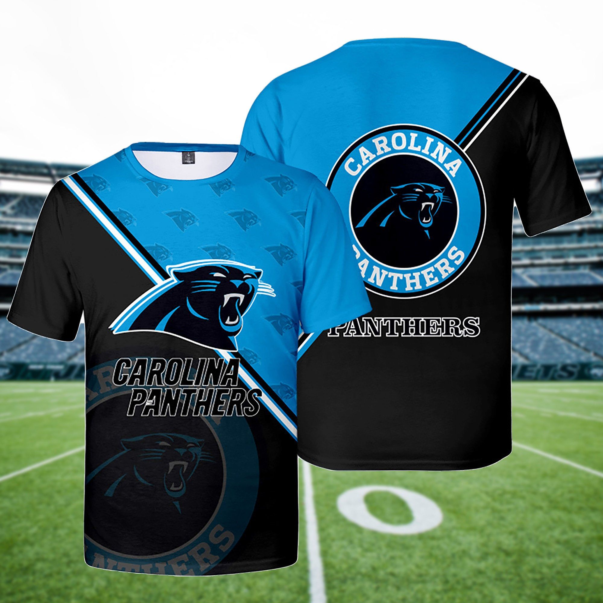 Carolina Panthers All Over Printed Shirtcarolina Panthers