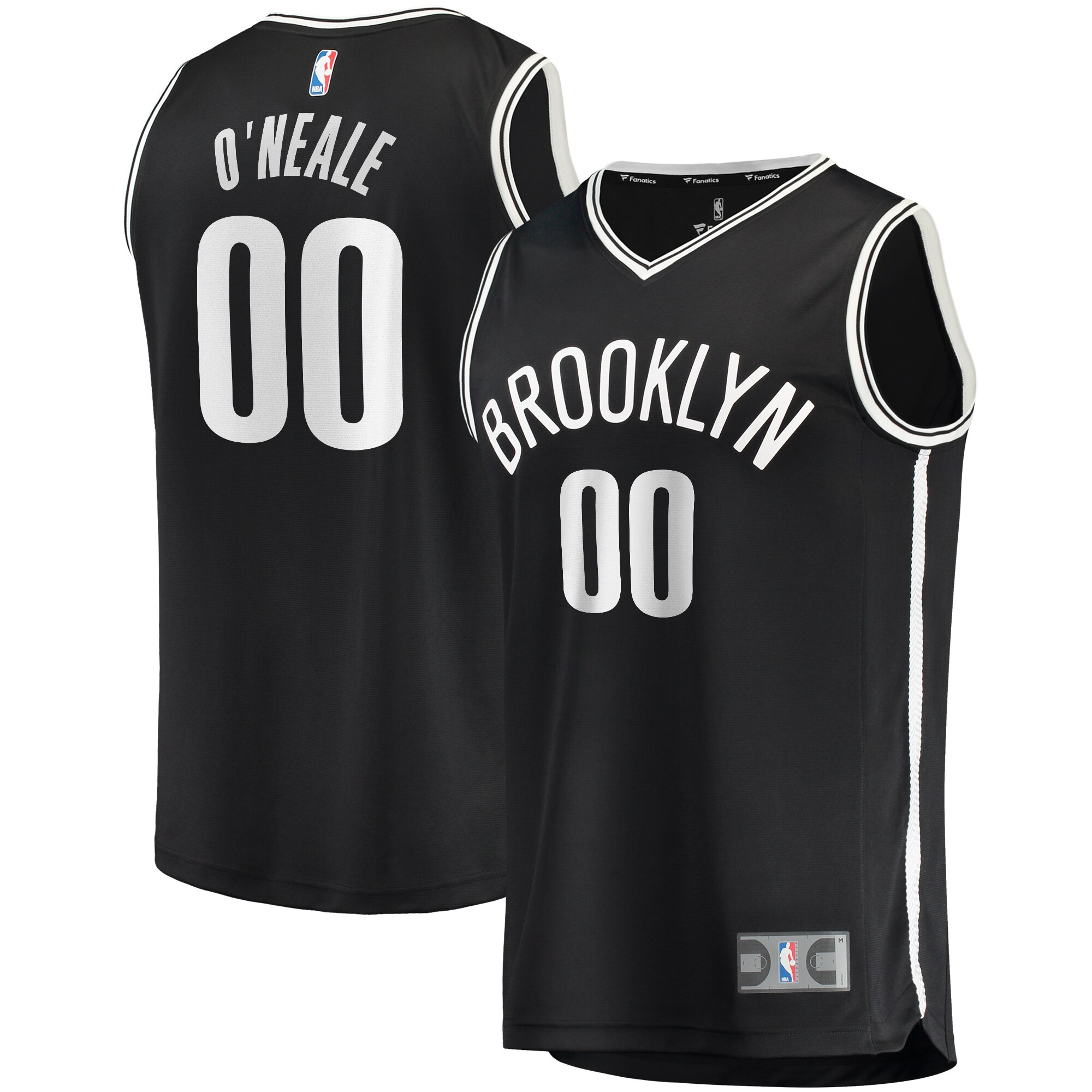 Royce O'Neale Brooklyn Nets Fast Break Jersey – Icon Edition – Black