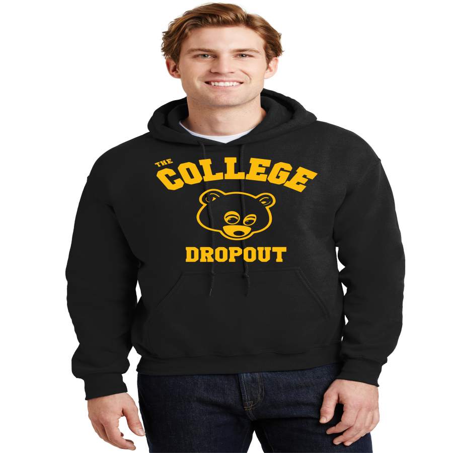 The College Dropout Hoodie Kanye West Feel Pablo RAP Music Sweatshirt